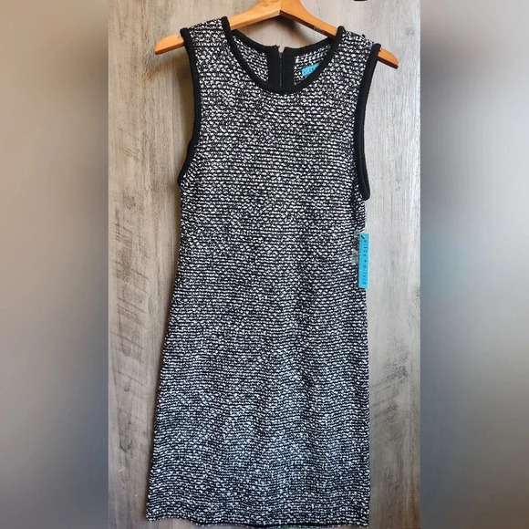 Alice + Olivia NWT Havana Eyelash Wool Blend Mini Dress Medium Women's - Picture 4 of 10